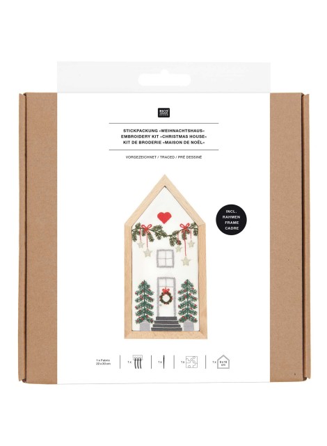 RICO Borduurpakket Maison de Noel small (100190)