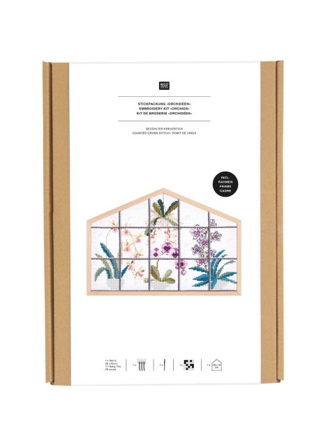 RICO Borduurpakket Orchids (100215)