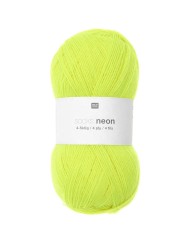 Rico Design Socks Neon Yellow (001)