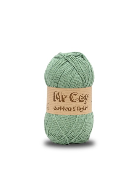 Mr. Cey Cotton 8 Light Sage (009)