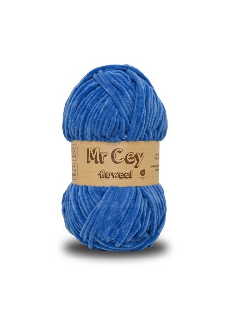 Mr. Cey Fluweel Harbour Blue (099)