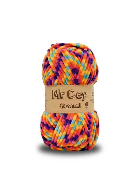 Mr. Cey Fluweel Colour Rainbow (902)