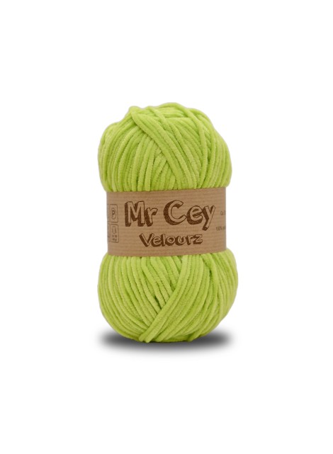 Mr. Cey Velourz Light Lime (072)