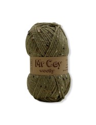 Mr. Cey Woolly Tweed Olive (710)