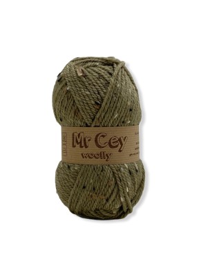 Mr. Cey Woolly Tweed Olive (710)