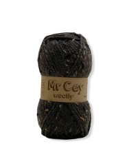 Mr. Cey Woolly Tweed Dark Chocolate (737)