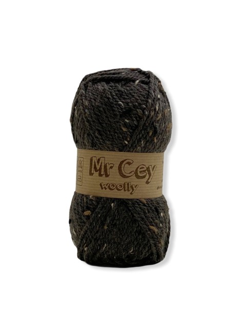 Mr. Cey Woolly Tweed Dark Chocolate (737)