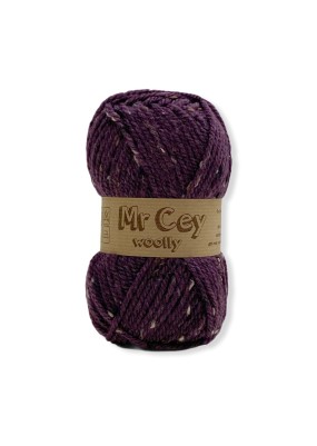 Mr. Cey Woolly Tweed Plum (738)