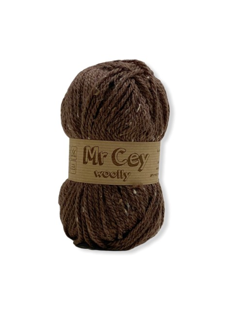 Mr. Cey Woolly Tweed Walnut (754)