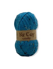 Mr. Cey Woolly Tweed Turquoise (782)