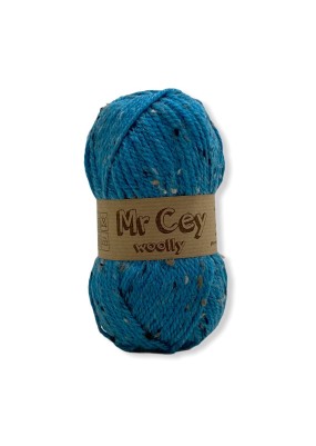 Mr. Cey Woolly Tweed Turquoise (782)