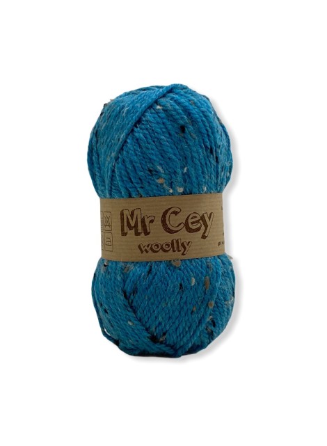 Mr. Cey Woolly Tweed Turquoise (782)