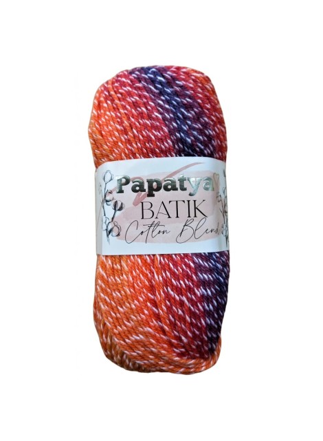 Papatya Batik Cotton Blend Tangerine (1008)