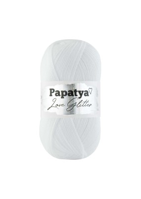 Papatya Love Glitter White (1000)