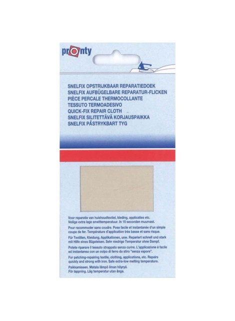 Pronty Reparatiedoek Snelfix opstrijkbaar 030 beige