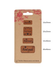 Opry Skai leren labels handmade