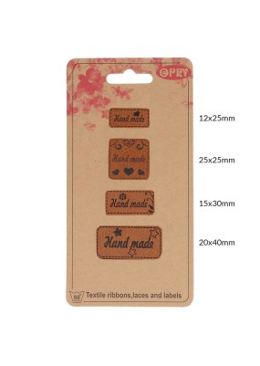 Opry Skai leren labels handmade