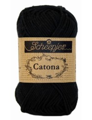 Scheepjes Catona Jet Black 25g (110)