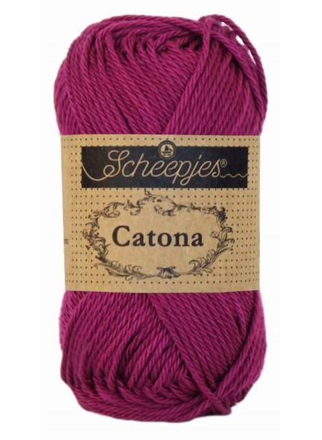 Scheepjes Catona Tyrian Purple 25g (128)