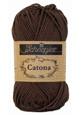 Scheepjes Catona Black Coffee 50g (162)