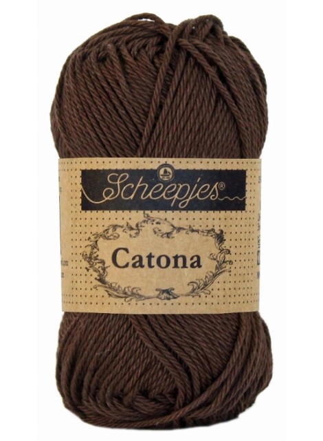 Scheepjes Catona Black Coffee 50g (162)