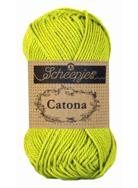 Scheepjes Catona Green Yellow 50g (245)