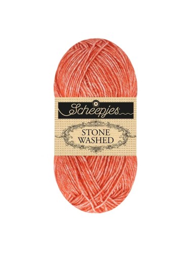 Scheepjes Stone Washed Realgar Red (843)