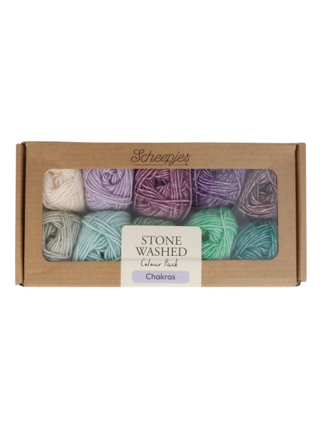 Scheepjes Stone Washed Colour Pack Chakras (10 bollen)