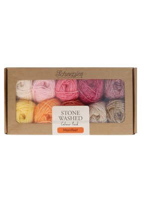 Scheepjes Stone Washed Colour Pack Manifest (10 bollen)