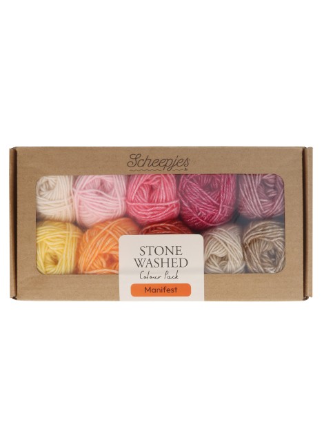 Scheepjes Stone Washed Colour Pack Manifest (10 bollen)