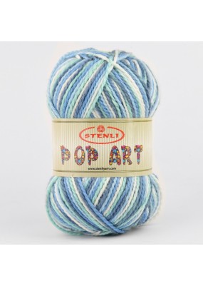 Pop Art Blue Wonder 1076