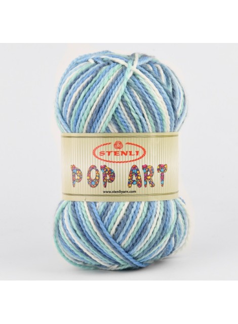 Pop Art Blue Wonder 1076