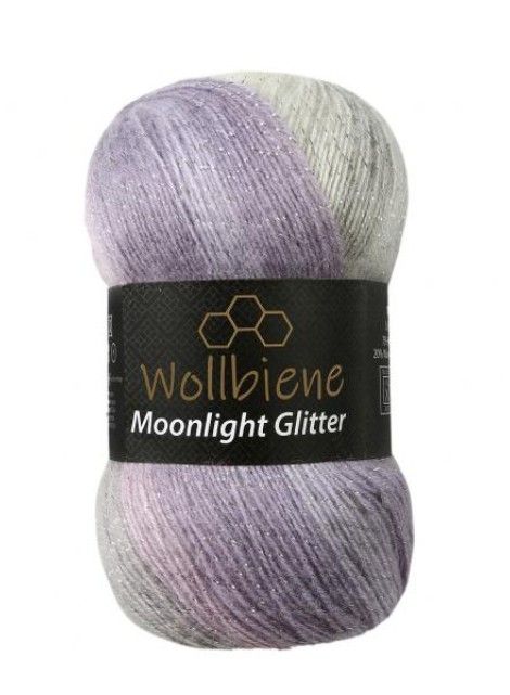 Wollbiene Moonlight Glitter Purple Rain (2700)