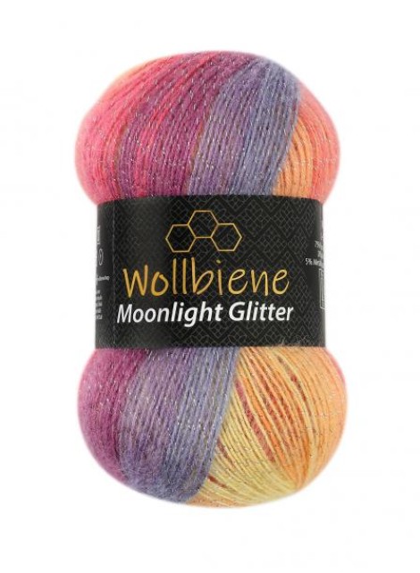 Wollbiene Moonlight Glitter Rainbow (3000)