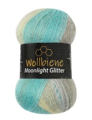 Wollbiene Moonlight Glitter Oase (4050)