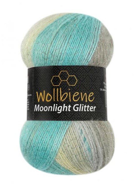 Wollbiene Moonlight Glitter Oase (4050)