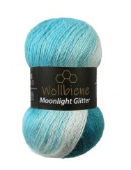 Wollbiene Moonlight Glitter Turquoise (5200)