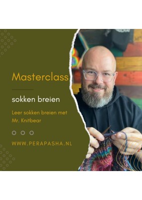 Masterclass Sokken Breien met Mr. Knitbear (15 en 29 maart 2025)