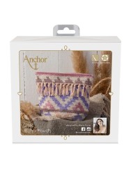 Anchor Lilac Boho Tasje (Haakpakket)