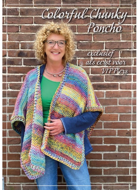 Chunky Poncho (Haakpatroon)