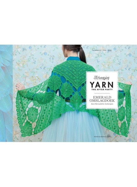 Scheepjes YARN The After Party No 3 Emerald Shawl (Haakpatroon)