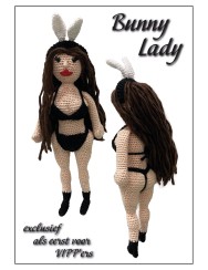 Bunny Lady By Mr. Cey (Haakpatroon)