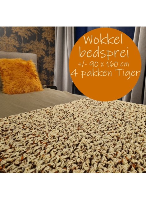 Tiger Wokkel Sprei (Haakpatroon)