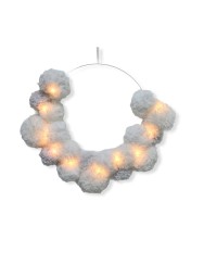 Winter Pompon ring (Knutselpatroon)