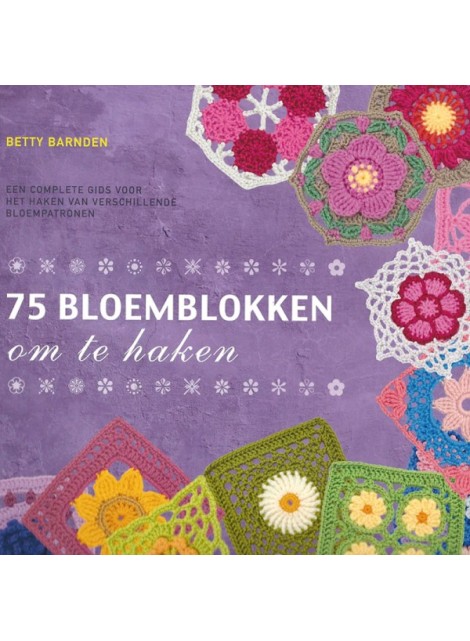 75 bloemblokken om te haken